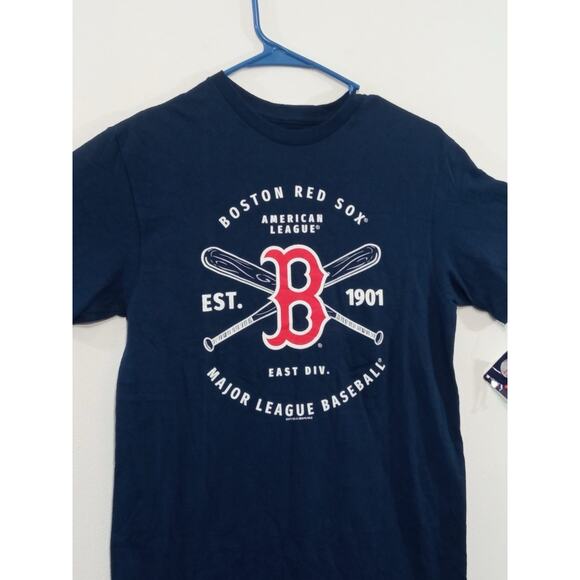 Soft As A Grape Women's T- Shirt Boston Red Sox Short Sleeve Blue Size Small - Picture 6 of 12